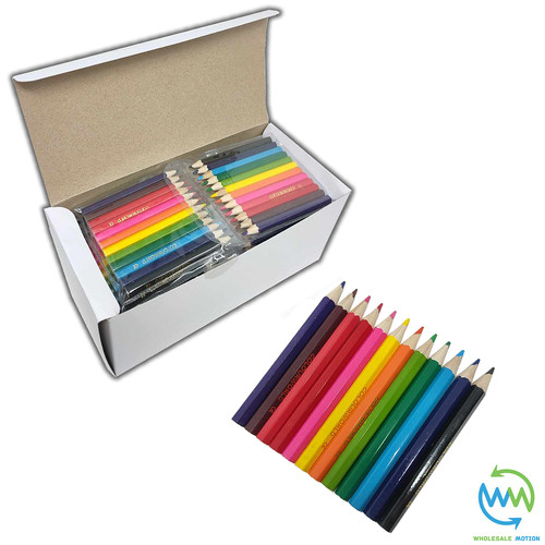 Pack coloured half pencils - 10,