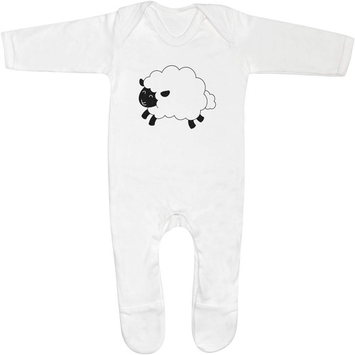Cute woolly sheep baby - woolly,