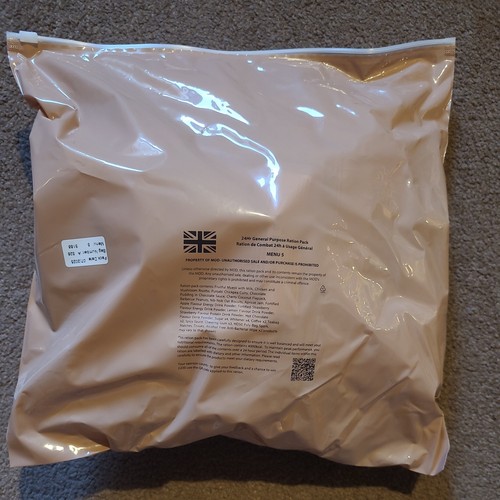 British army 24hr ration pack - ration,