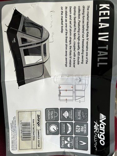 Vango kela tall porch air - vango,