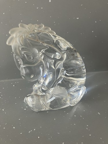Eeyore lead crystal ornament - lead,