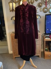 LAURA ASHLEY EMBROIDERED SILK