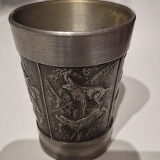 Vintage Fein Zinn pewter cup