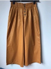 ZARA Wide Leg S Mustard