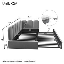 Upholstered Bed Daybed With