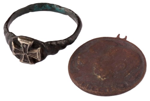 Iron cross german ring - iron,