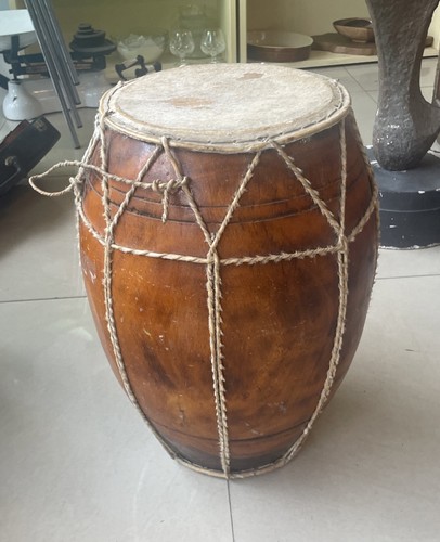Large vintage rope tuned - 19”, rope-tuned