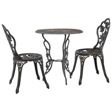 1/2/3pcs Bistro Set Cast