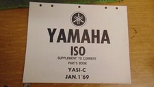 1969 YAMAHA ISO PARTS SUPPLEMENT YAS1-C YAS1C YAS 1C