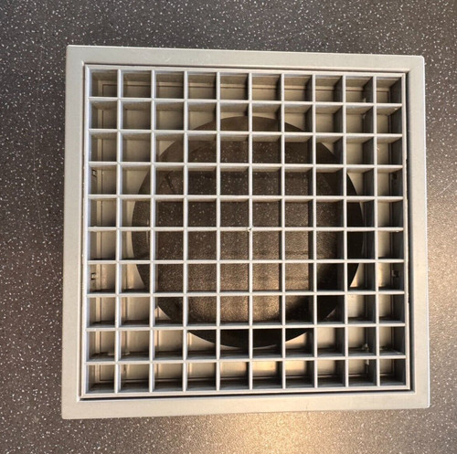 Grey ceiling wall egg crate - wall,