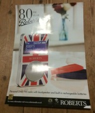 A4 Poster Roberts Radio DAB/FM