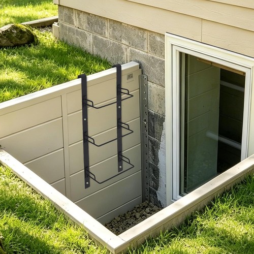 Steps egress steel fire - steps,