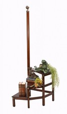 Regency Library Steps Mahogany