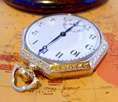 Pocket watch swiss buren 10ct - swiss,