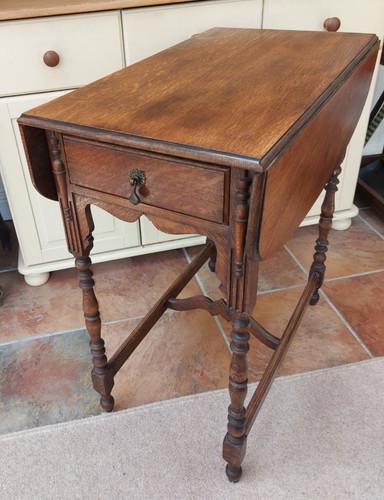 Antique oak pembroke - antique,