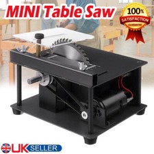 Mini Table Saw Woodworking Cutting Tool Polish Machine Kit Bench Saw DIY Hobby