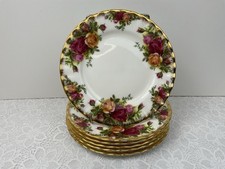 Royal Albert Old Country Roses 6 x Side Plates 1st Unused Condition 16cm