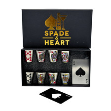 Premium Card-Themed Shot Glass