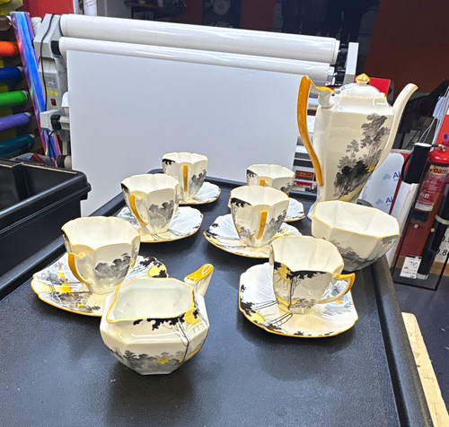 Shelley bone china coffee set - china,