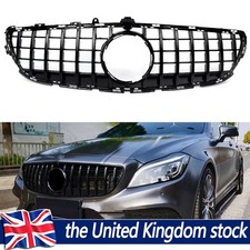 FRONT GRILLE GRILL GLOSS BLACK FOR MERCEDES CLS CLASS W218 C218 2015-2018 UK