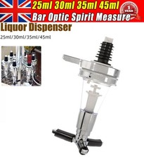 25ml 30ml 35ml 45ml Bar Optic Spirit Measure Pub Dispenser Liquor Dispenser