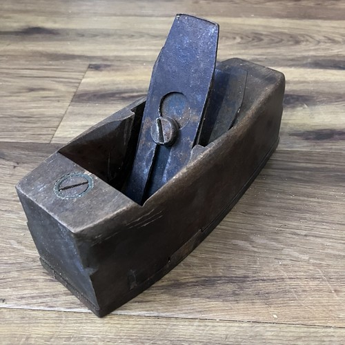 Antique wooden coffin smoother - antique,