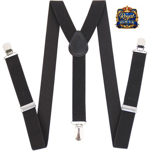 Heavy duty elastic suspenders - heavy,