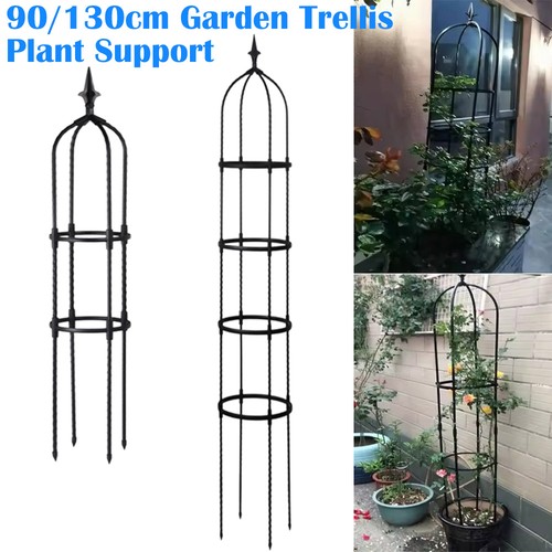 Metal garden obelisk trellis - obelisk,