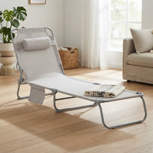 Folding garden sun lounger - mi,