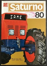 SAME SATURNO 80 TRACTOR Agricultural Sales Brochure JAN 1976 #Mod. 308104430