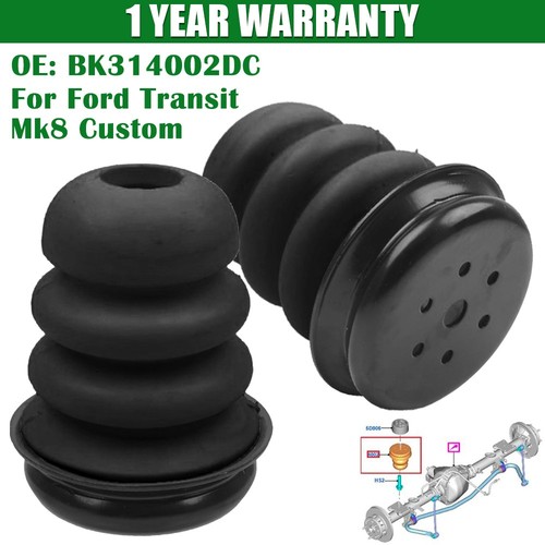 Rear axle bump - bump, for