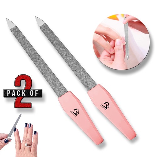 Small pink metal nail - pink, file