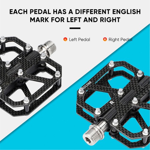 Carbon fiber pedal - ti, alloy