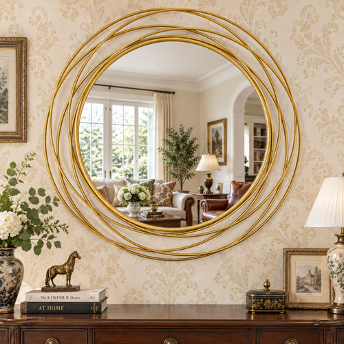 80cm gold round - 80cm,