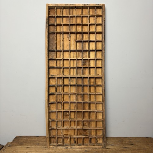 Vintage wooden printers tray - tray,