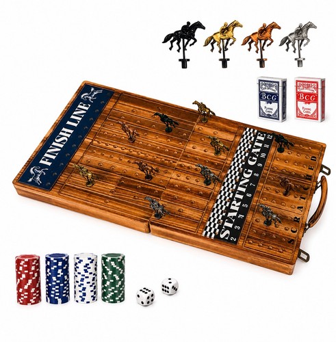 Ropoda wooden horse race board - wooden,