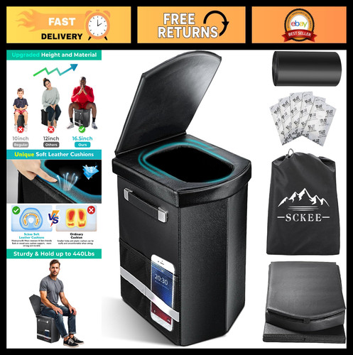 Upgraded portable toilet - upgraded,
