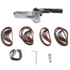 10mm 330 X 10mm Wide Air Finger Belt Sander Power File Detail Sanding + 25