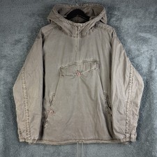 Vintage French Connection Smock Jacket Mens Large Brown Mod 90s Oi Polloi Casual