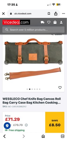 Chef knife bag - chef, wesleco