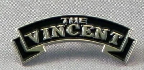 The vincent pin - pin, badge.