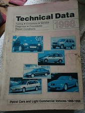 Autodats Technical Data Book 1998