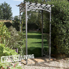 NEW METAL GARDEN ARCH CLIMBING