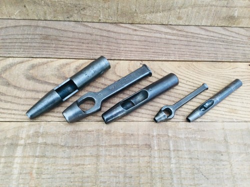 Five vintage leatherworkers - five,