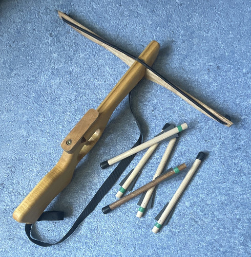 Kids wooden crossbow toy - crossbow,