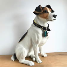 Large Jack Russell ornament figurine sculpture Leonardo height 24cm gift boxed