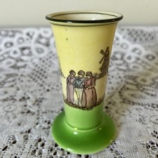 Royal Doulton Dutch Harlem Art Deco Noke Designed Spill Vase