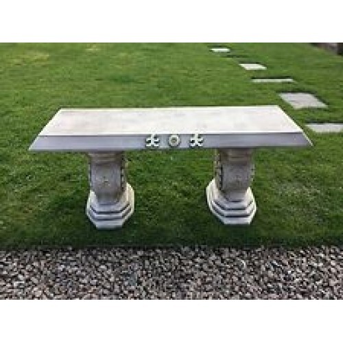 Stone concrete tiki koi - stone,