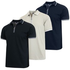 Men’s Modern Fit Polo Shirt with Zip Placket (SIZE- S-2XL) FREE SHIPPING