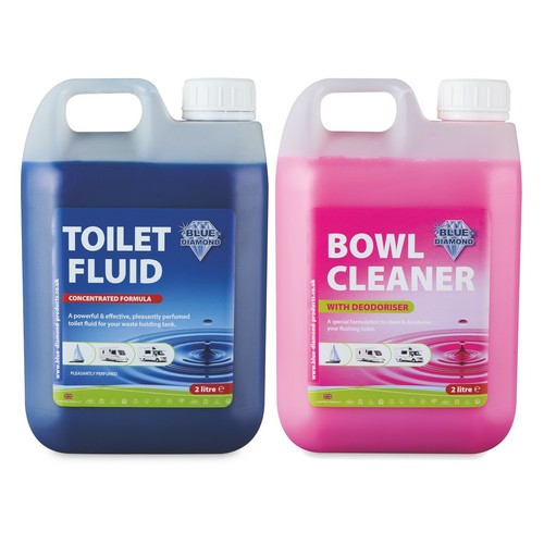 Blue diamond toilet chemical - blue,